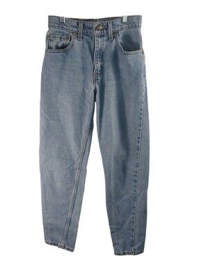 Vintage Levis 550 Mom Jeans Jrs Women 3 Short Relaxed Fit Tapered 90s Retro 1994